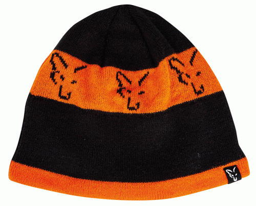 Fox Black and Orange Beanie