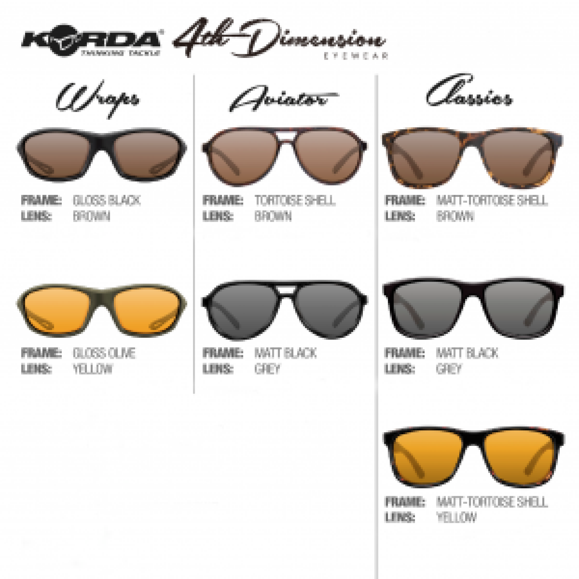 Korda Sunglasses Wraps