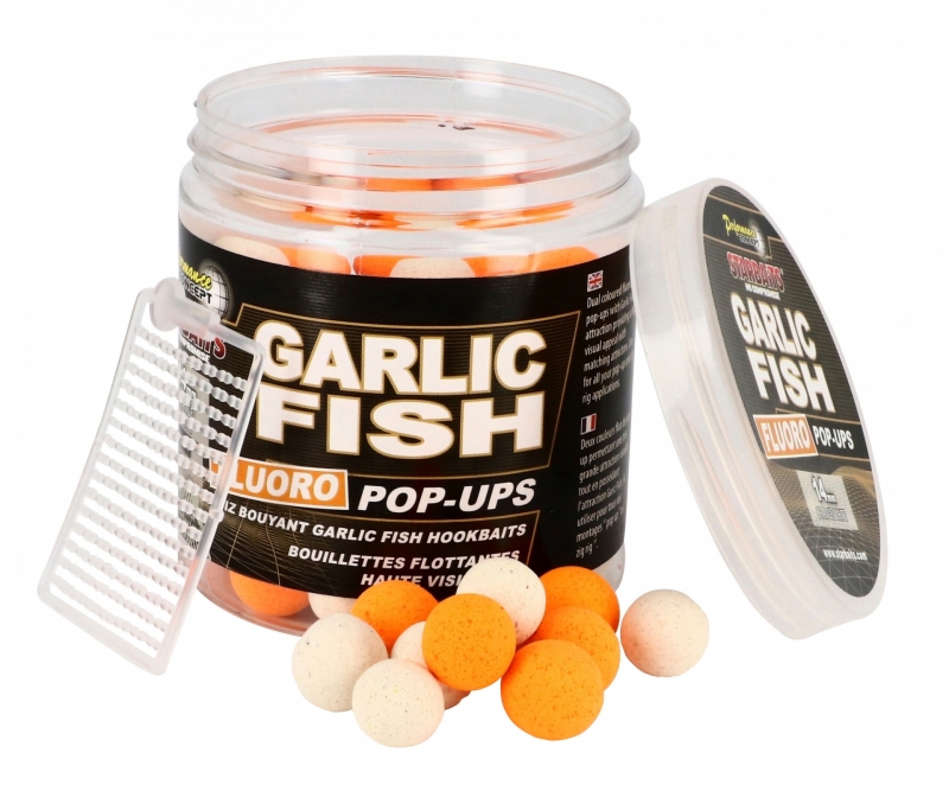 Starbaits Performance FLUO Pop-Ups - Garlic Fish