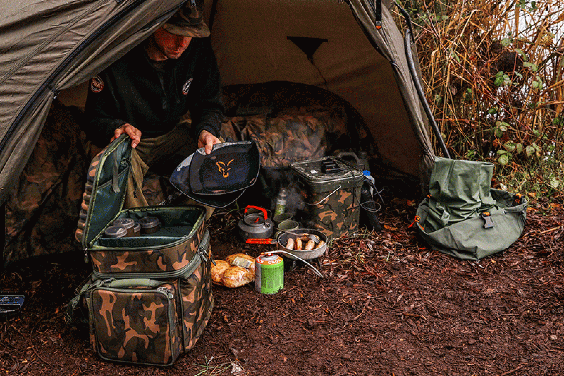 Fox CAMOLITE 2 Man Cooler Food Bag System