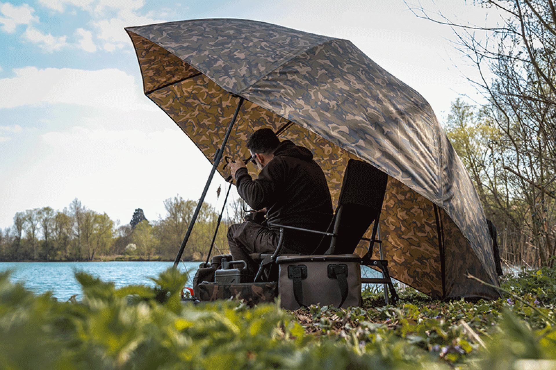 Fox 60 Brolly Camo