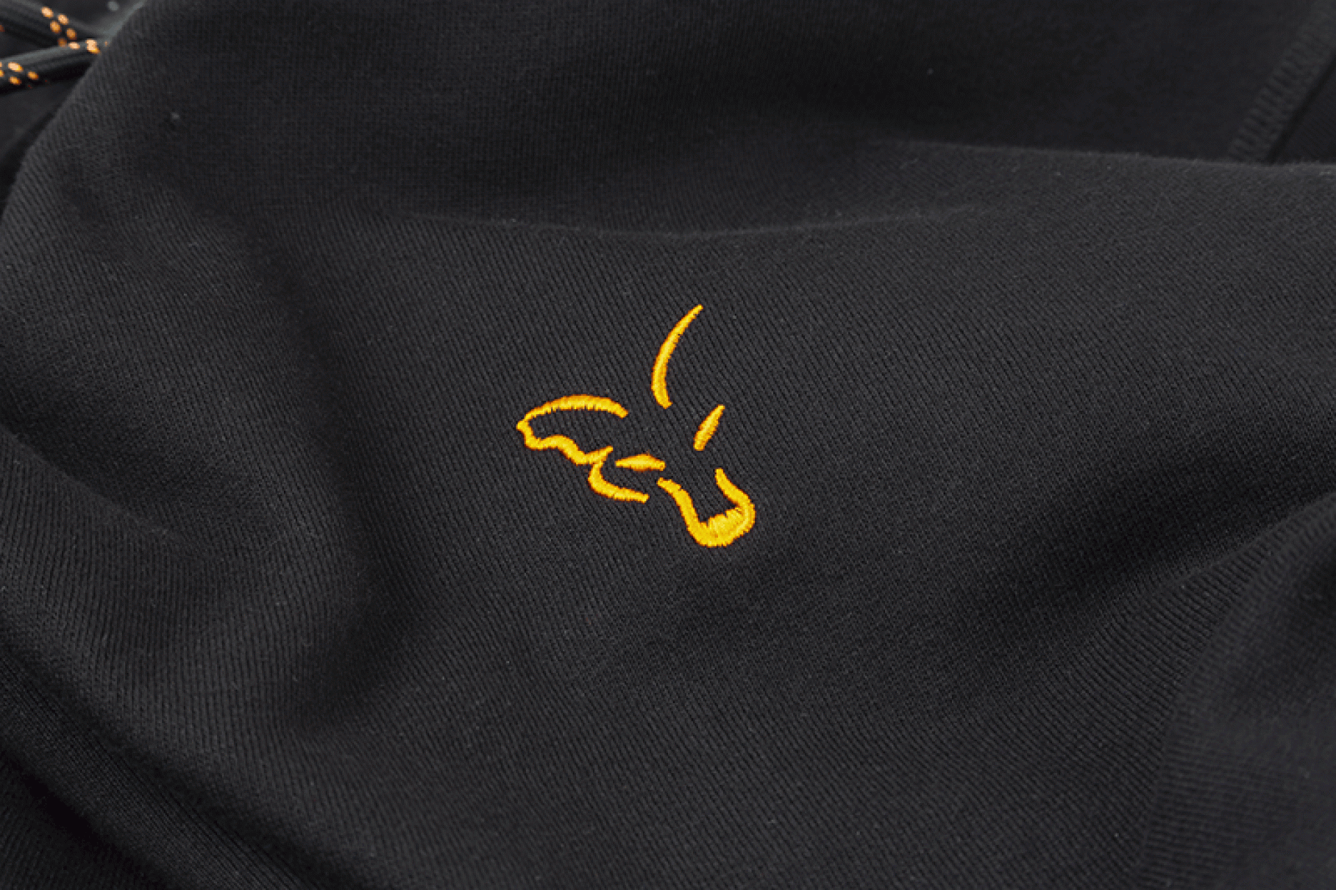 Fox Collection Black Orange Hoody