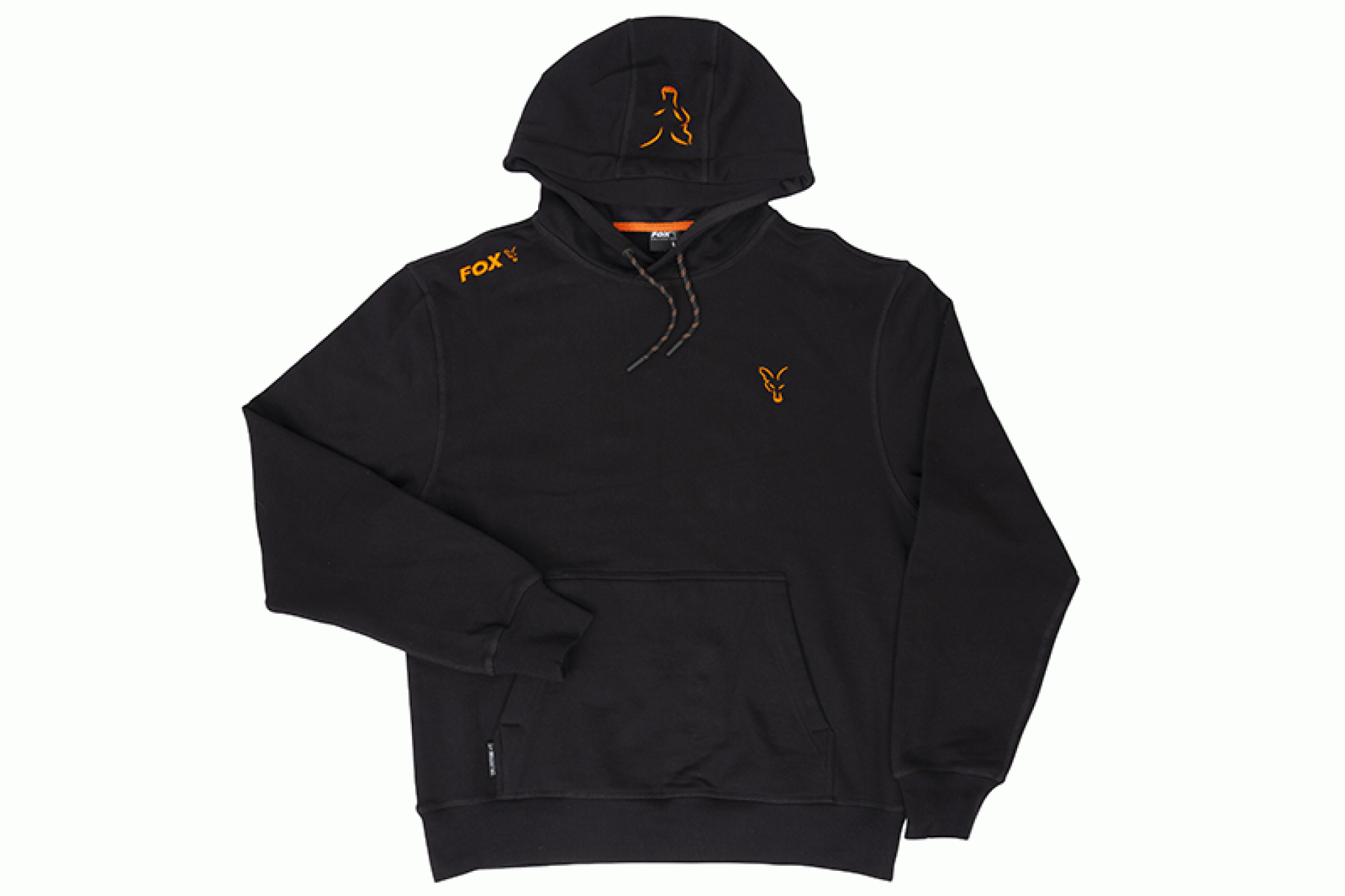 Fox Collection Black Orange Hoody