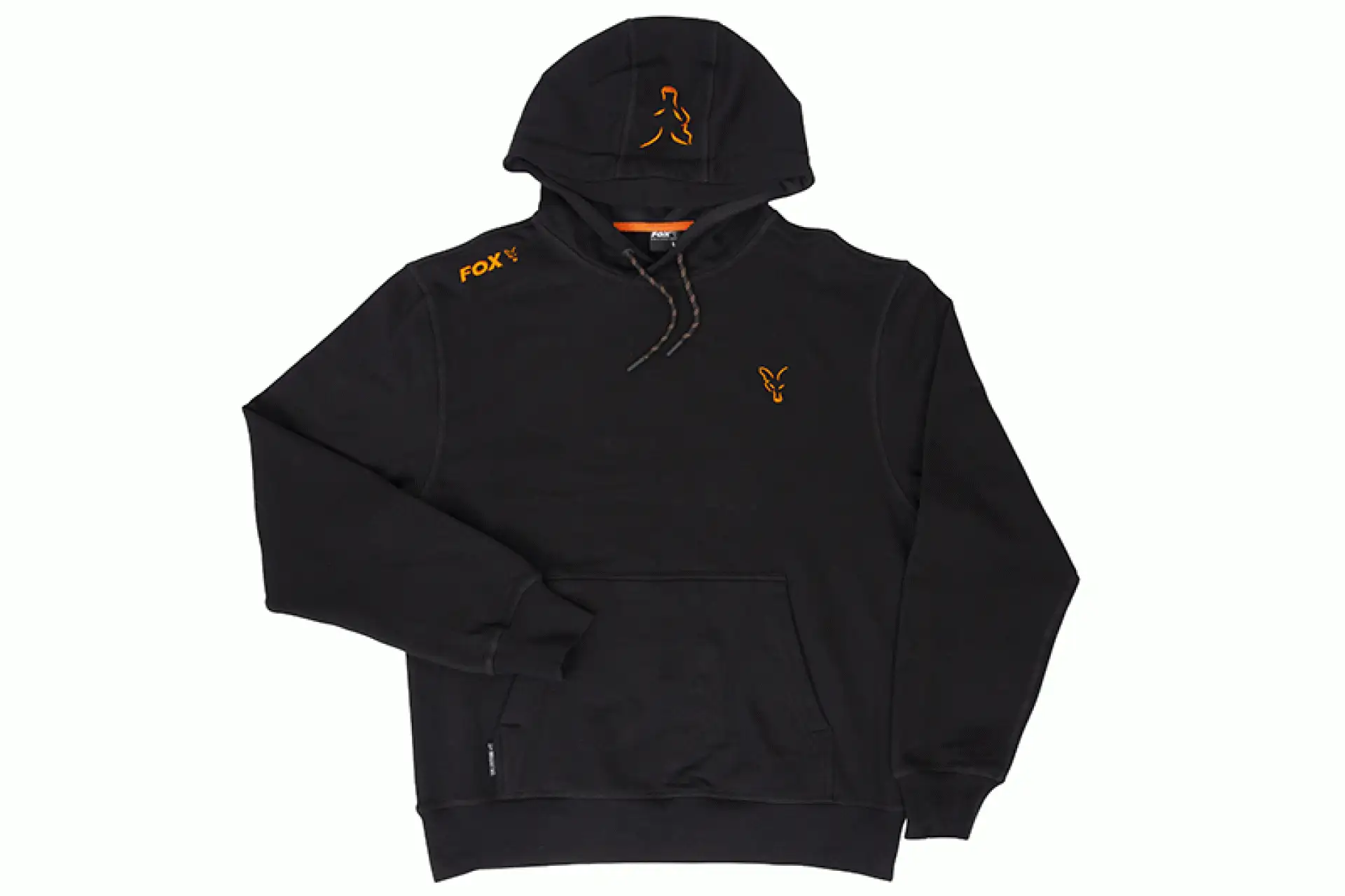 Fox Collection Black Orange Hoody