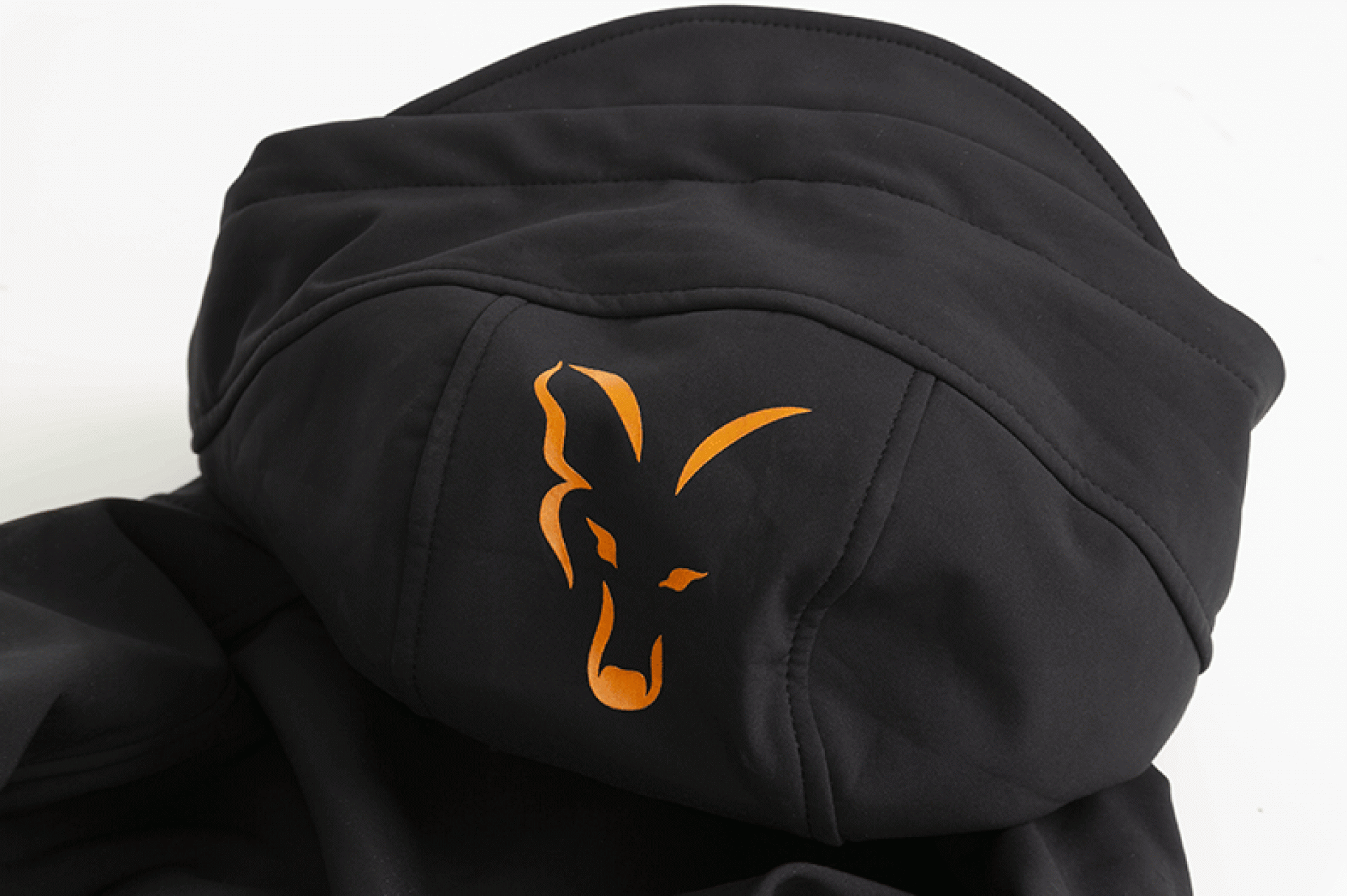 Fox Collection Black Orange Shell Hoody