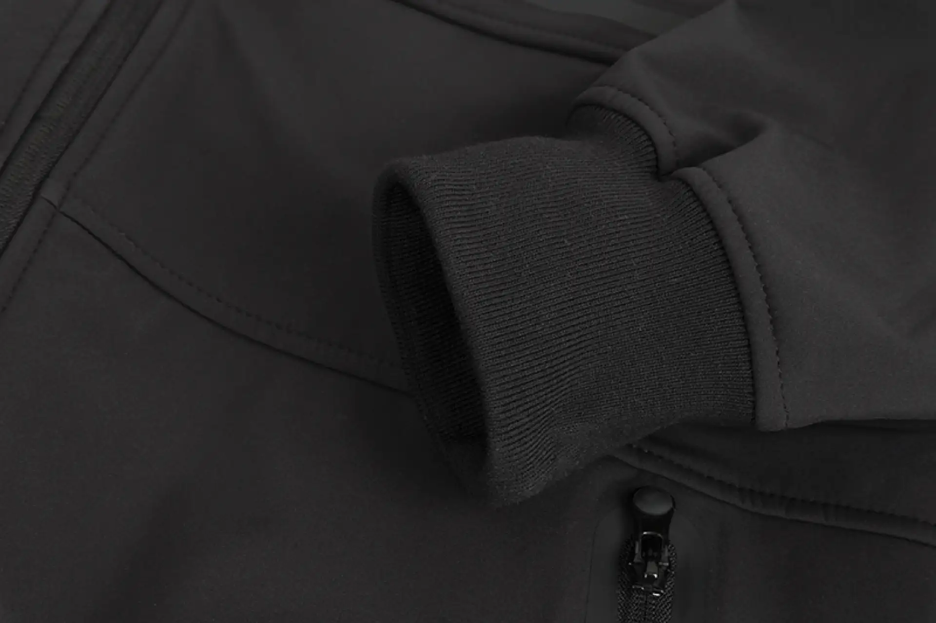 Fox Collection Black Orange Shell Hoody