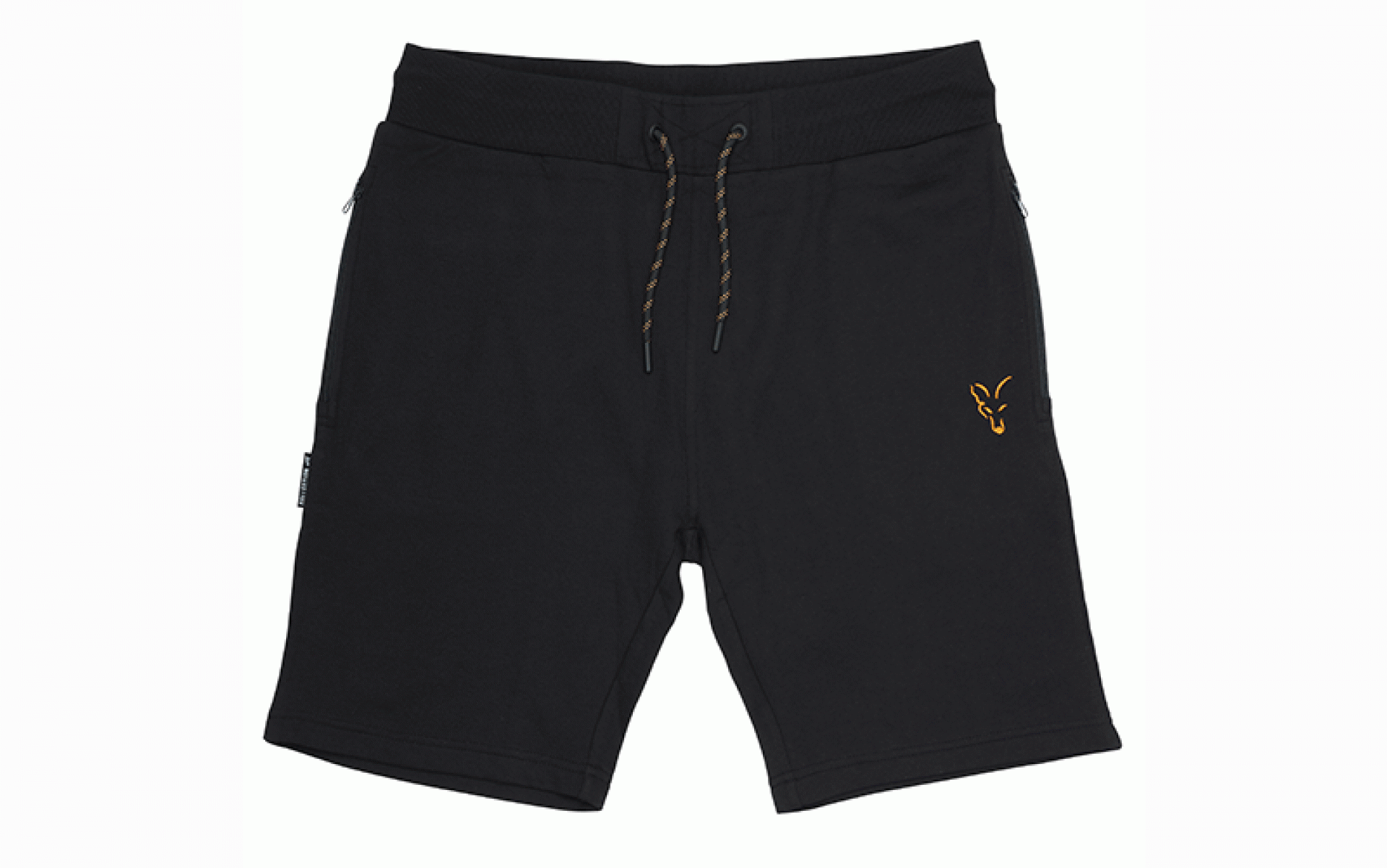 Fox Collection Black Orange Joggers Shorts LightWeight