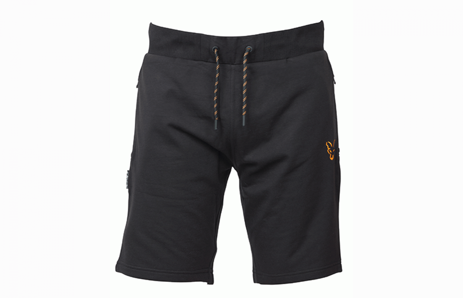 Fox Collection Black Orange Joggers Shorts LightWeight