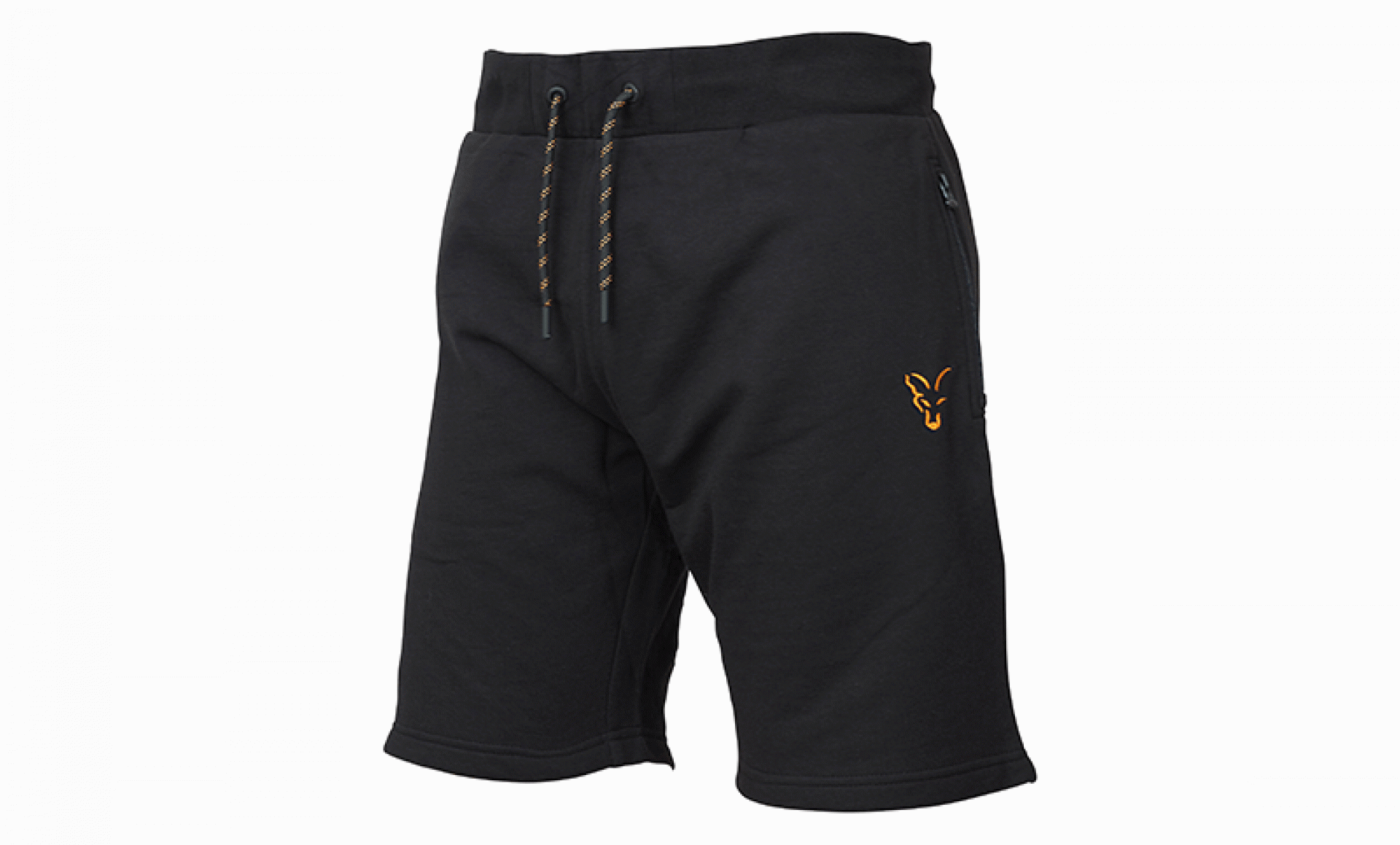 Fox Collection Black Orange Joggers Shorts LightWeight