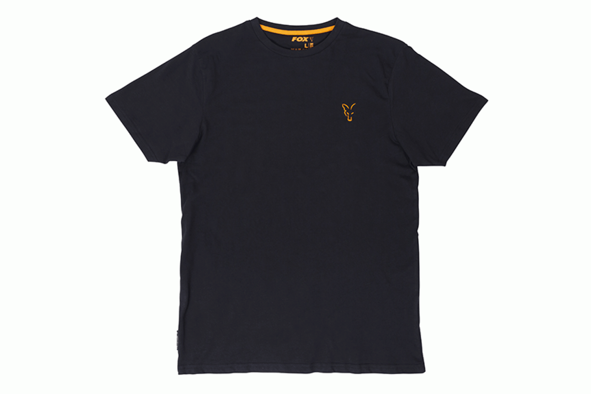 Fox Collection Black Orange T-Shirt