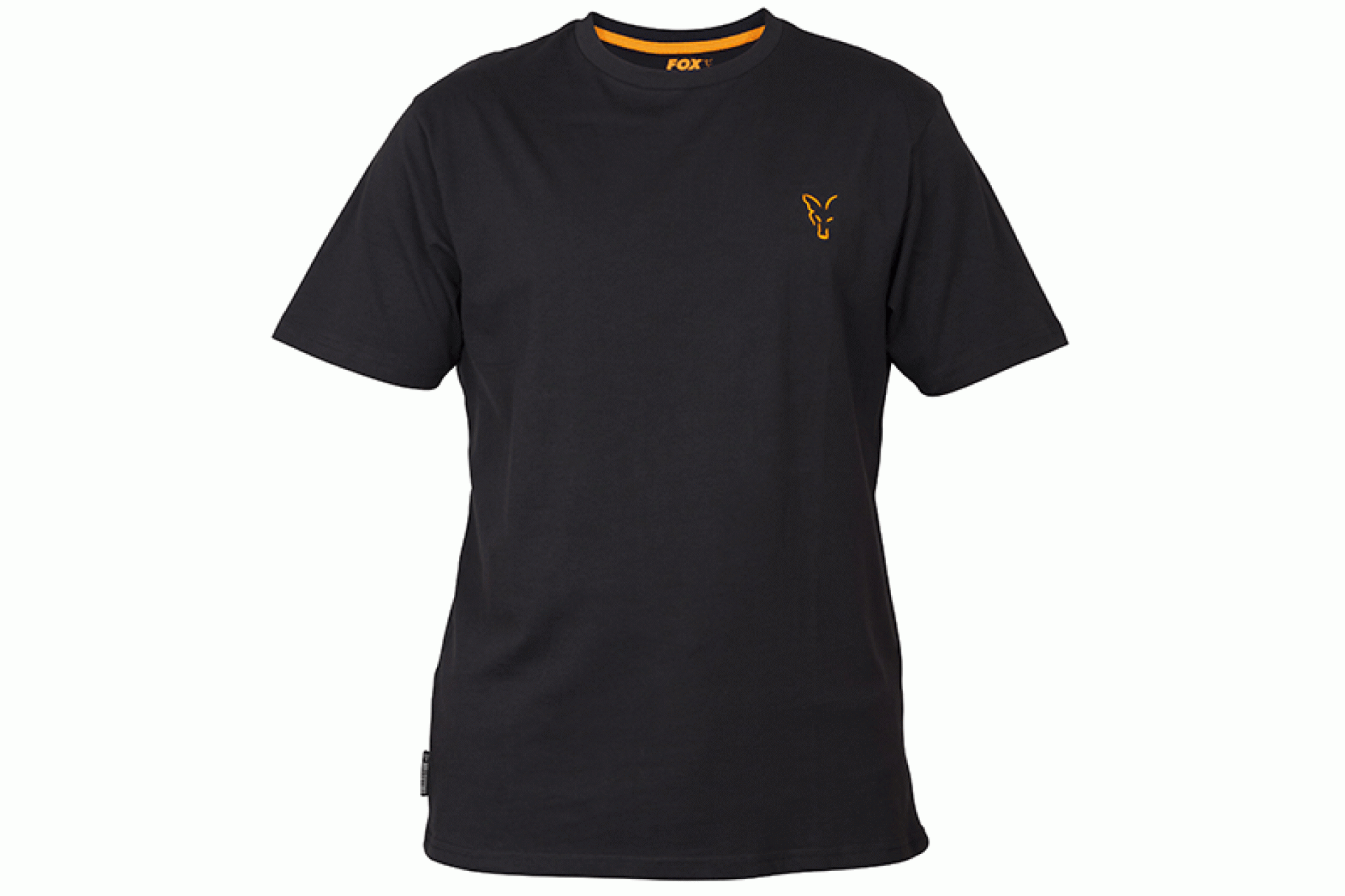 Fox Collection Black Orange T-Shirt