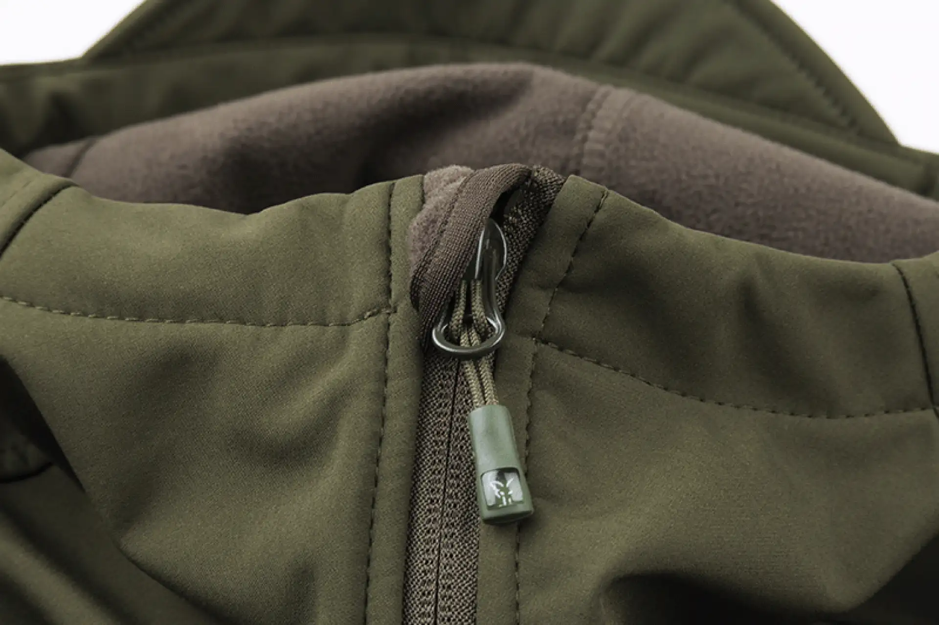 Fox Collection Green Silver Shell Hoody