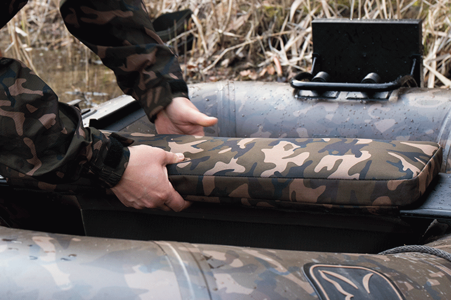 Fox Camo Boat Seat