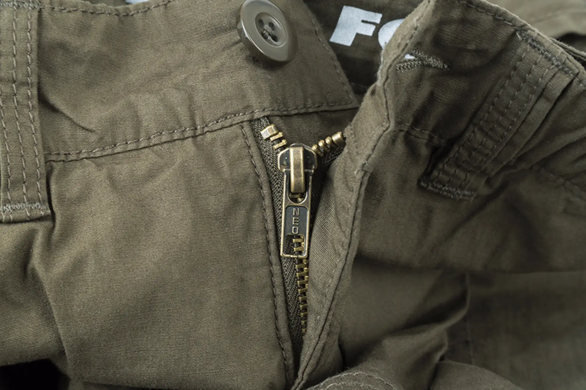 Fox Collection Green Silver Combat Trousers