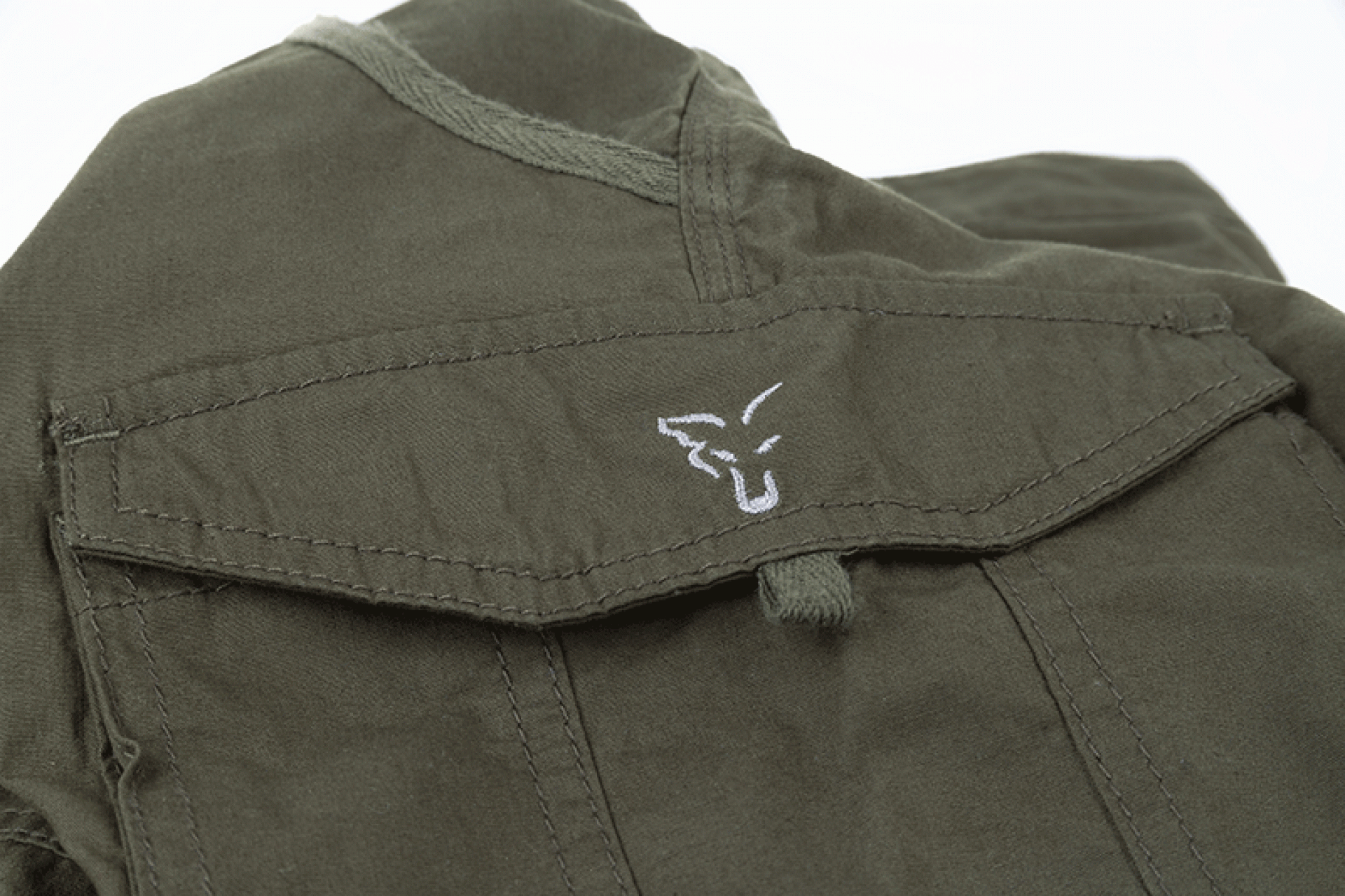 Fox Collection Green Silver Combat Trousers