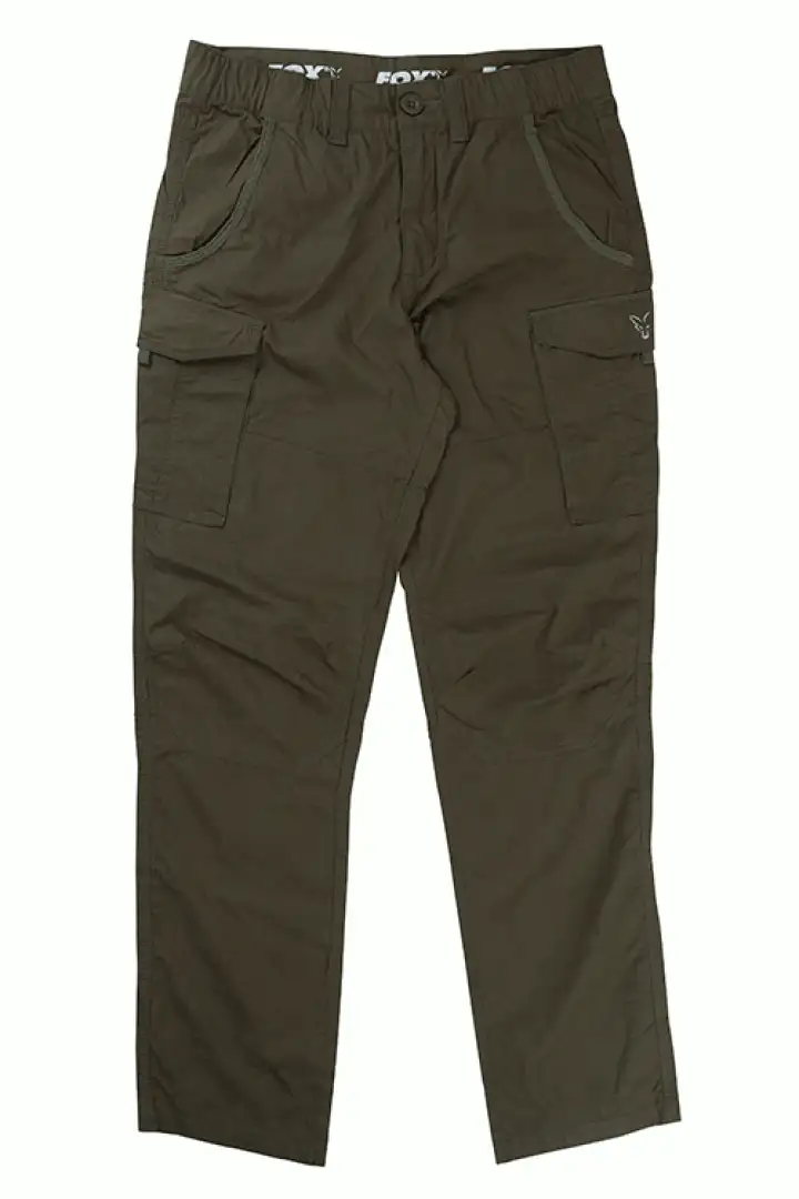 Fox Collection Green Silver Combat Trousers