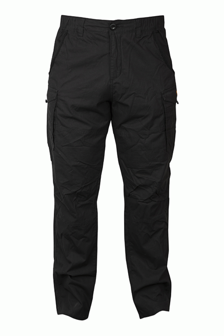 Fox Collection Black Orange Combat Trousers