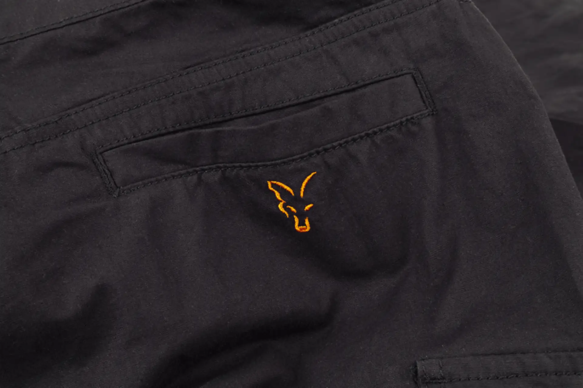 Fox Collection Black Orange Combat Trousers