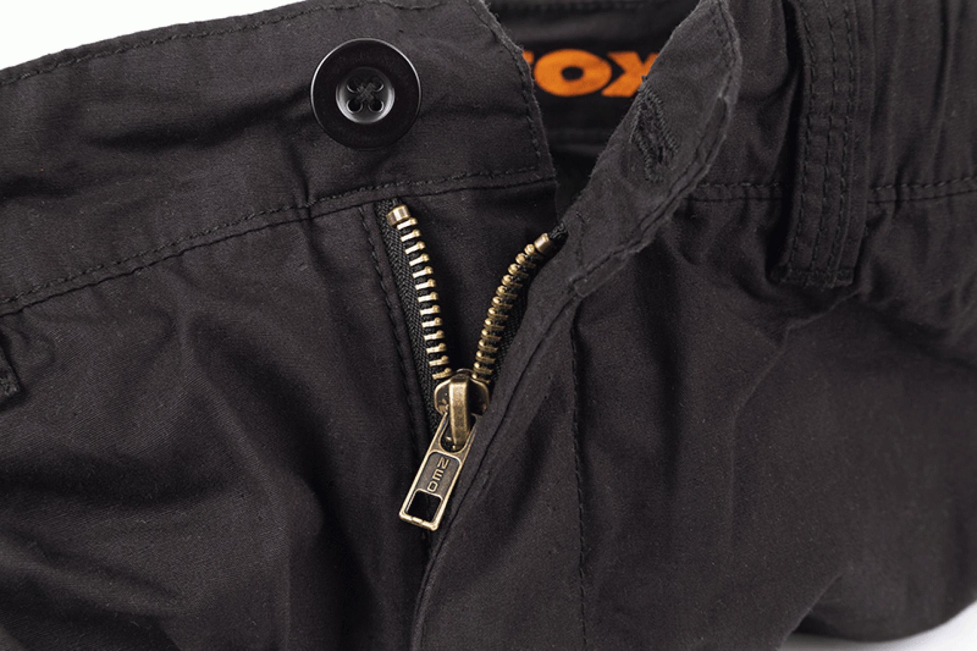 Fox Collection Black Orange Combat Trousers