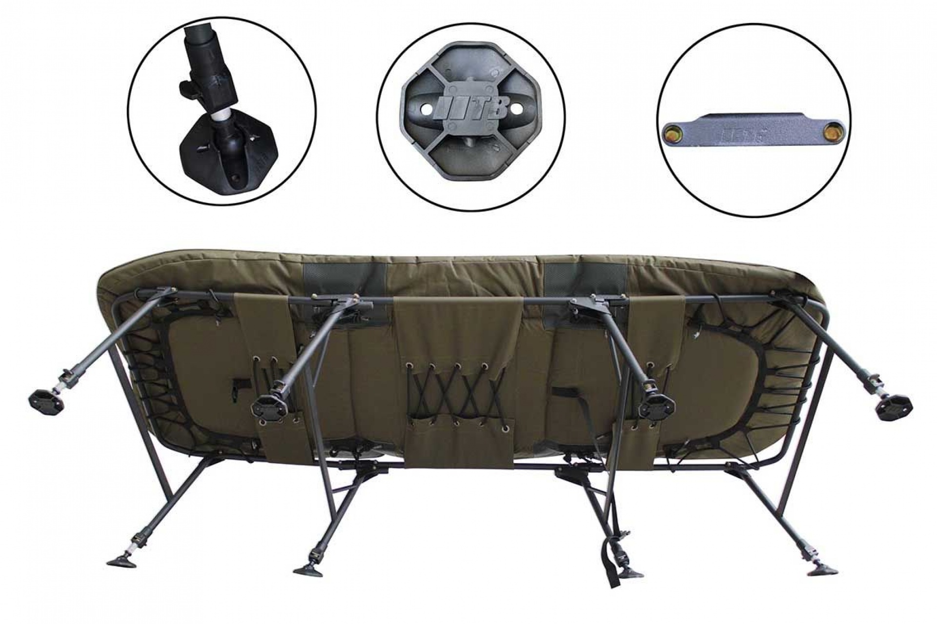 TandemBaits Phantom S-Flat 8 Legs - Carp Bedchair