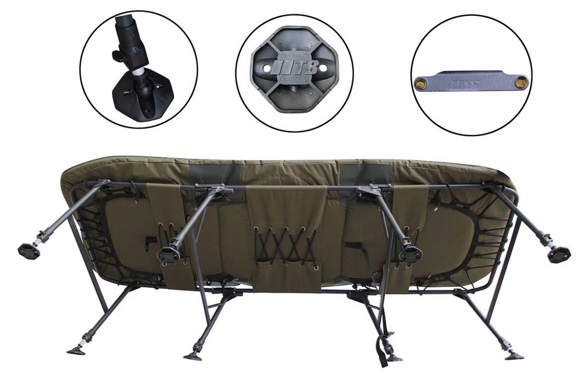 TandemBaits Phantom S-Flat 8 Legs - Cama de Carpfishing