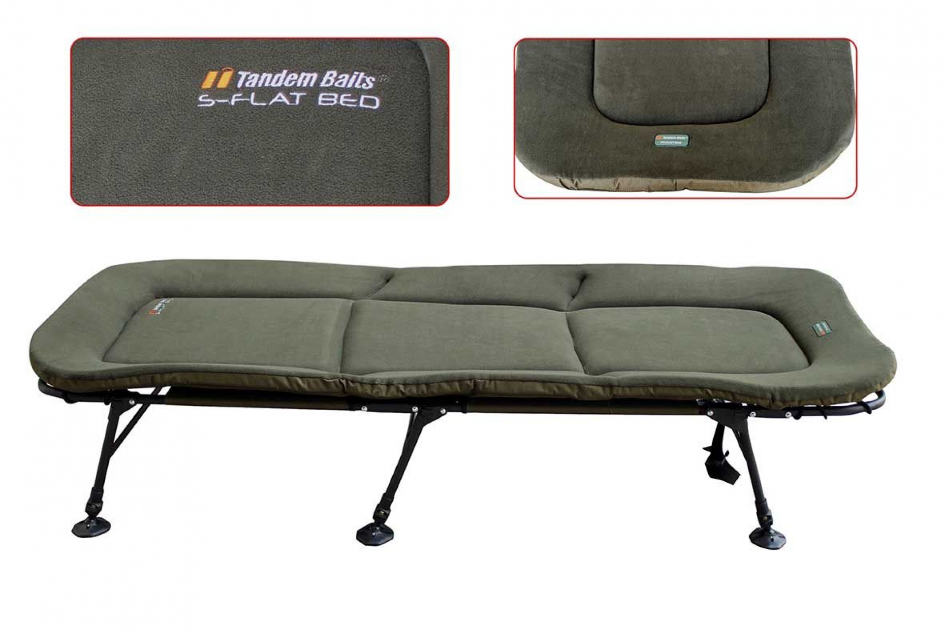 TandemBaits Phantom S-Flat SS Bed 6 Legs