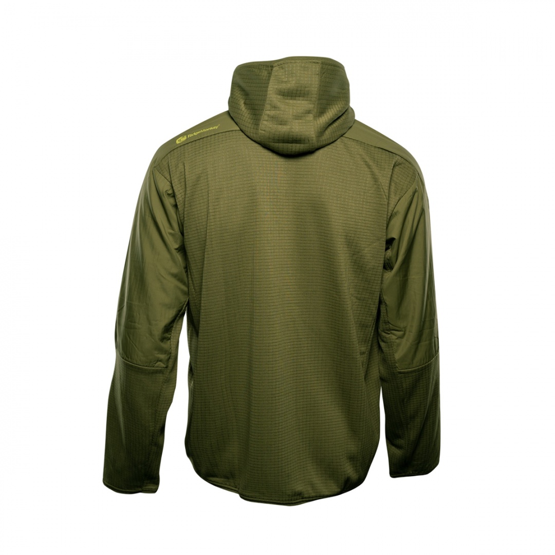 RidgeMonkey APEarel Dropback Lightweight Zip Jacket Green