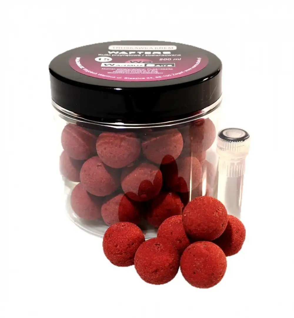 WarmuzBaits Wafters  - Căpșună Cremă