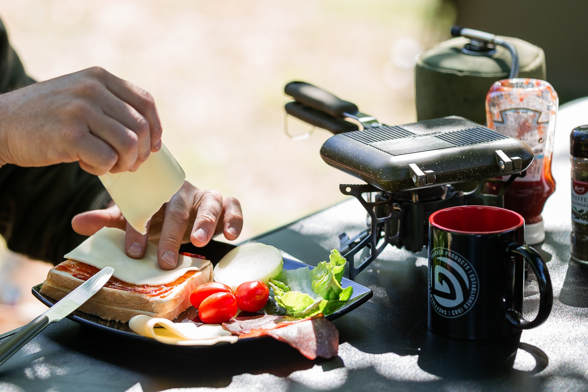 Trakker Armolife Marble Sandwich Toaster