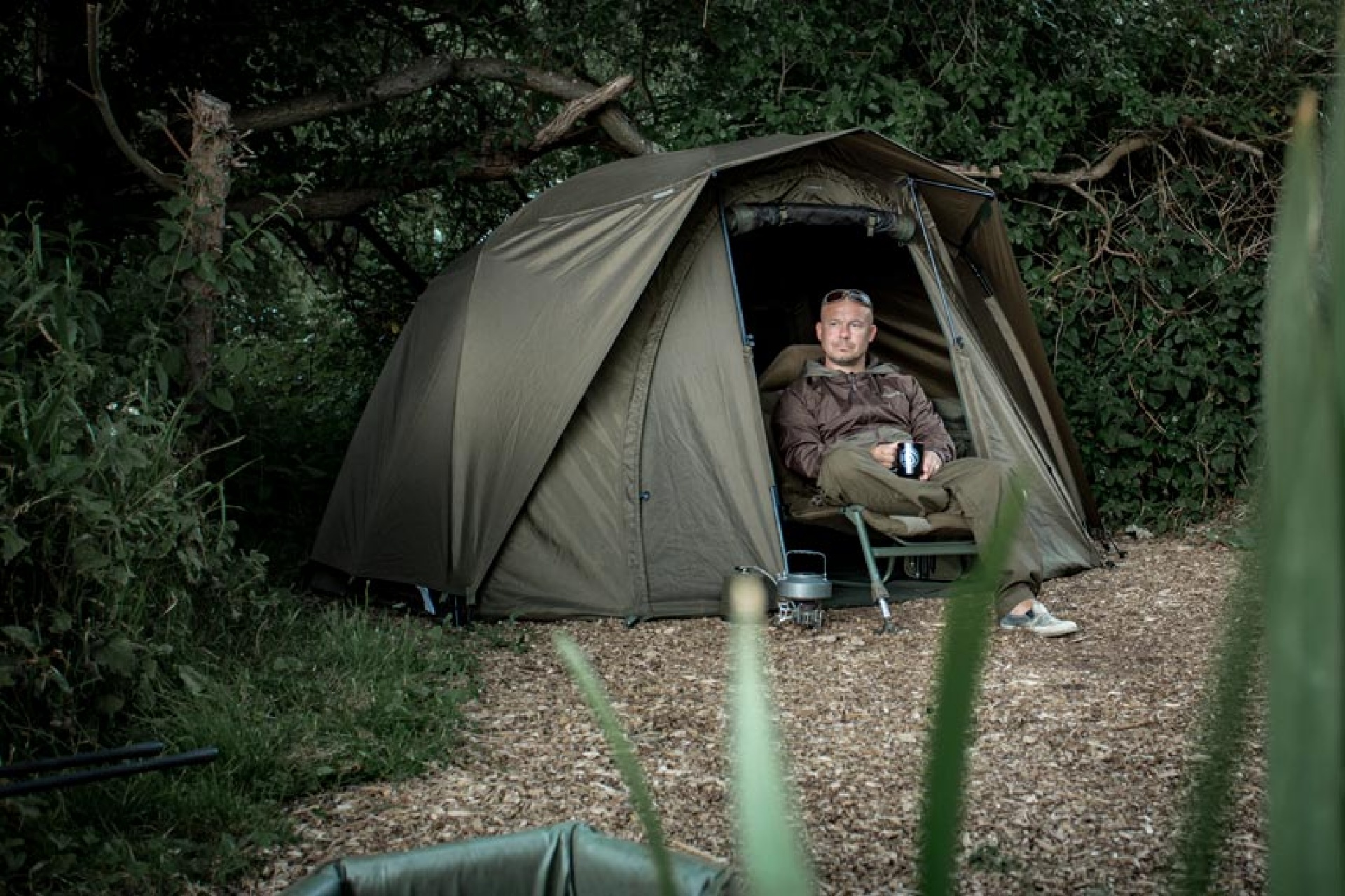 Trakker Tempest Brolly 100T Skull Cap Wrap 