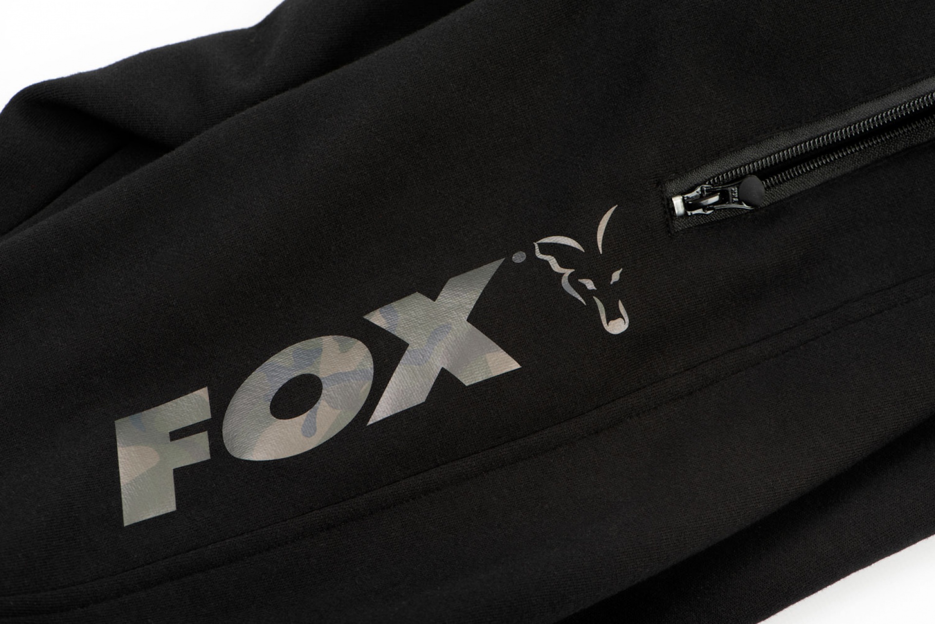 Fox Black / Camo Print Joggers