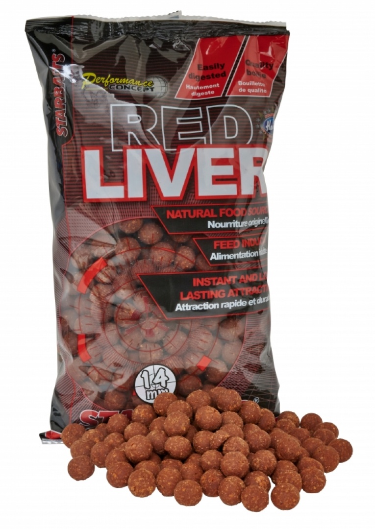 Starbaits Performance Boilies - Red Liver