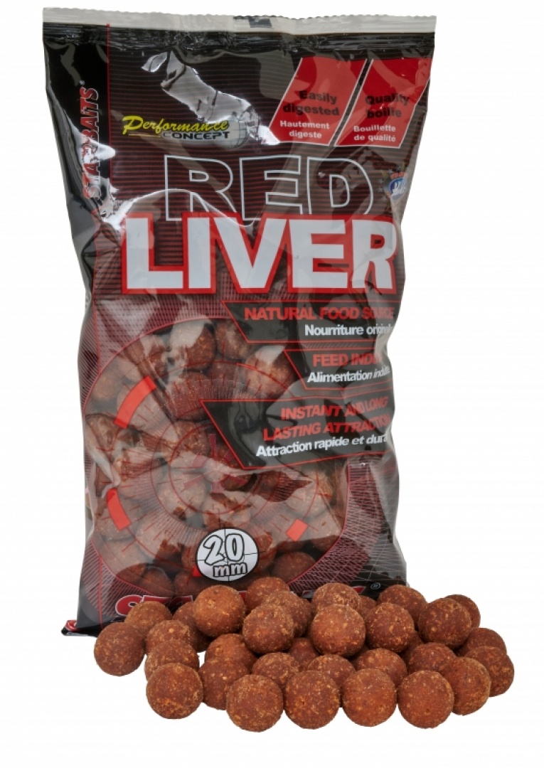 Starbaits Performance Boilies - Red Liver