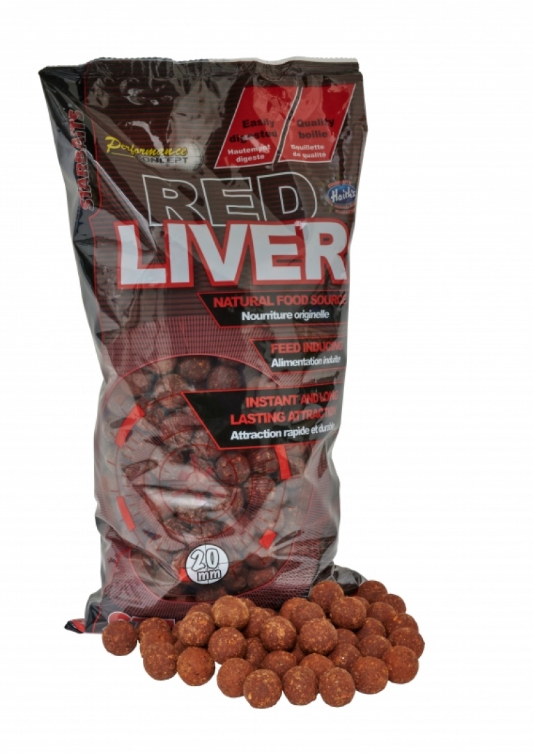 Starbaits Performance Boilies - Red Liver