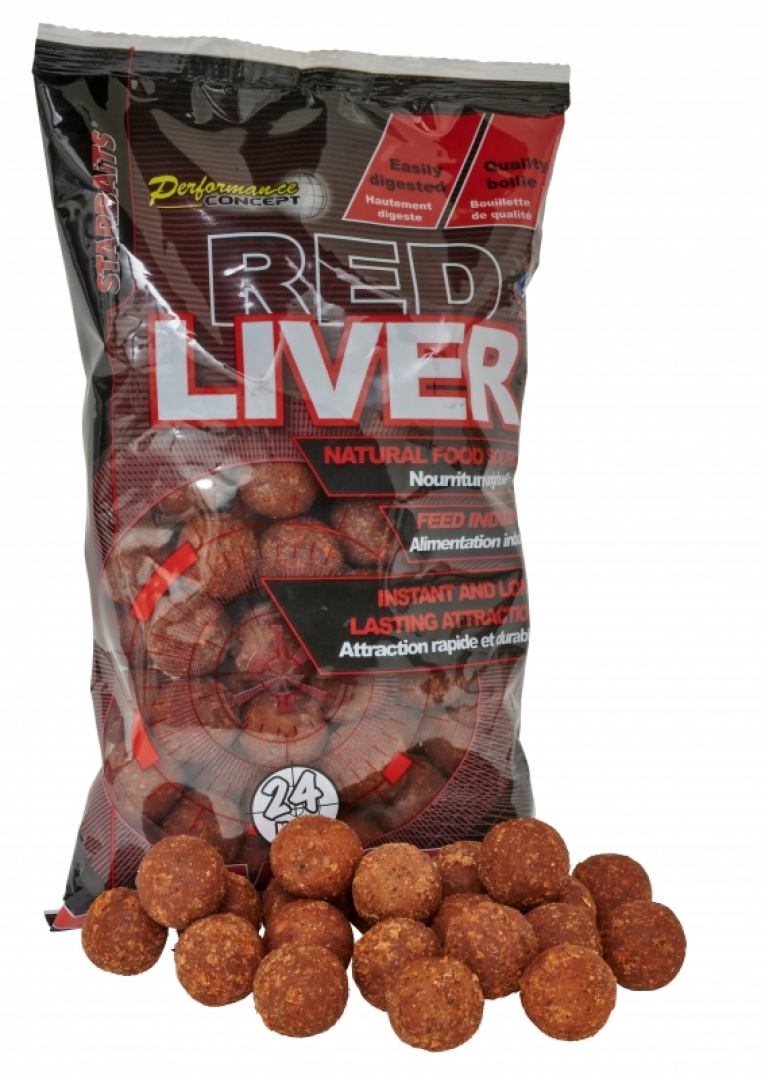 Starbaits Performance Boilies - Red Liver
