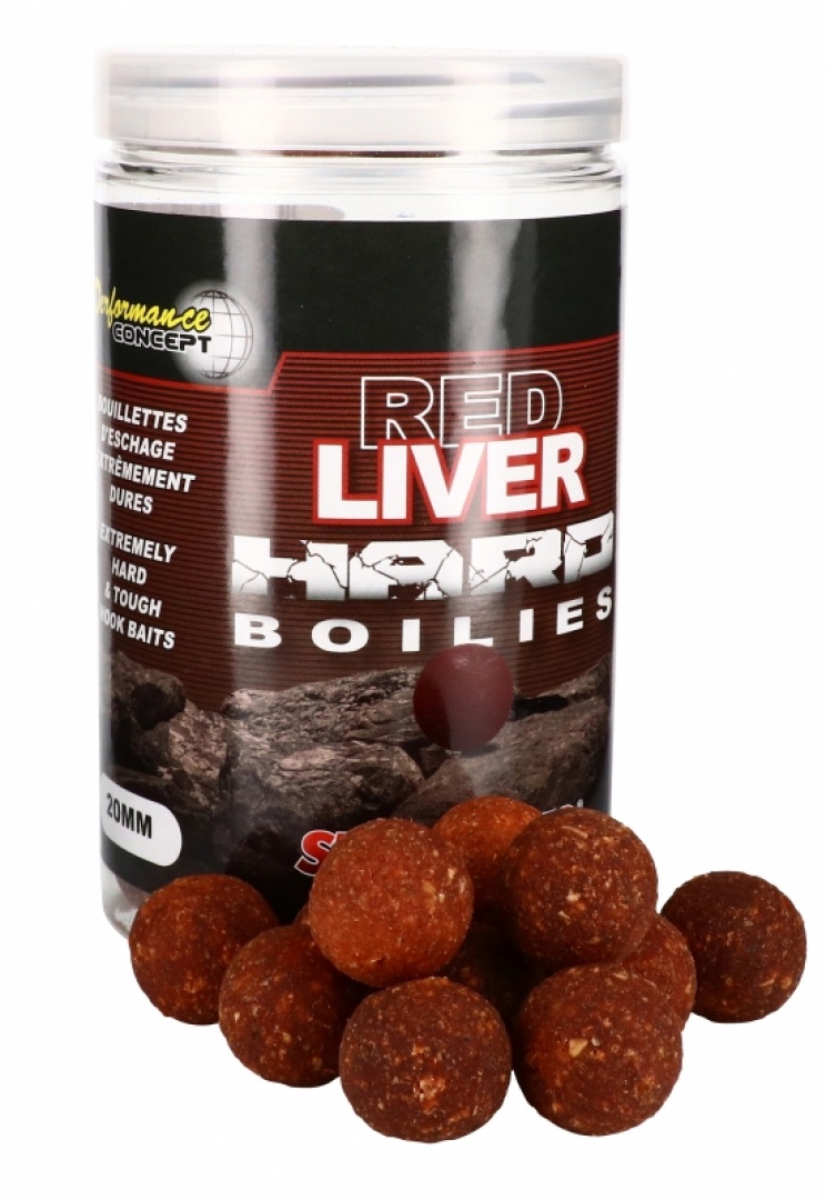 Starbaits Performance Hard Boilies - Red Liver