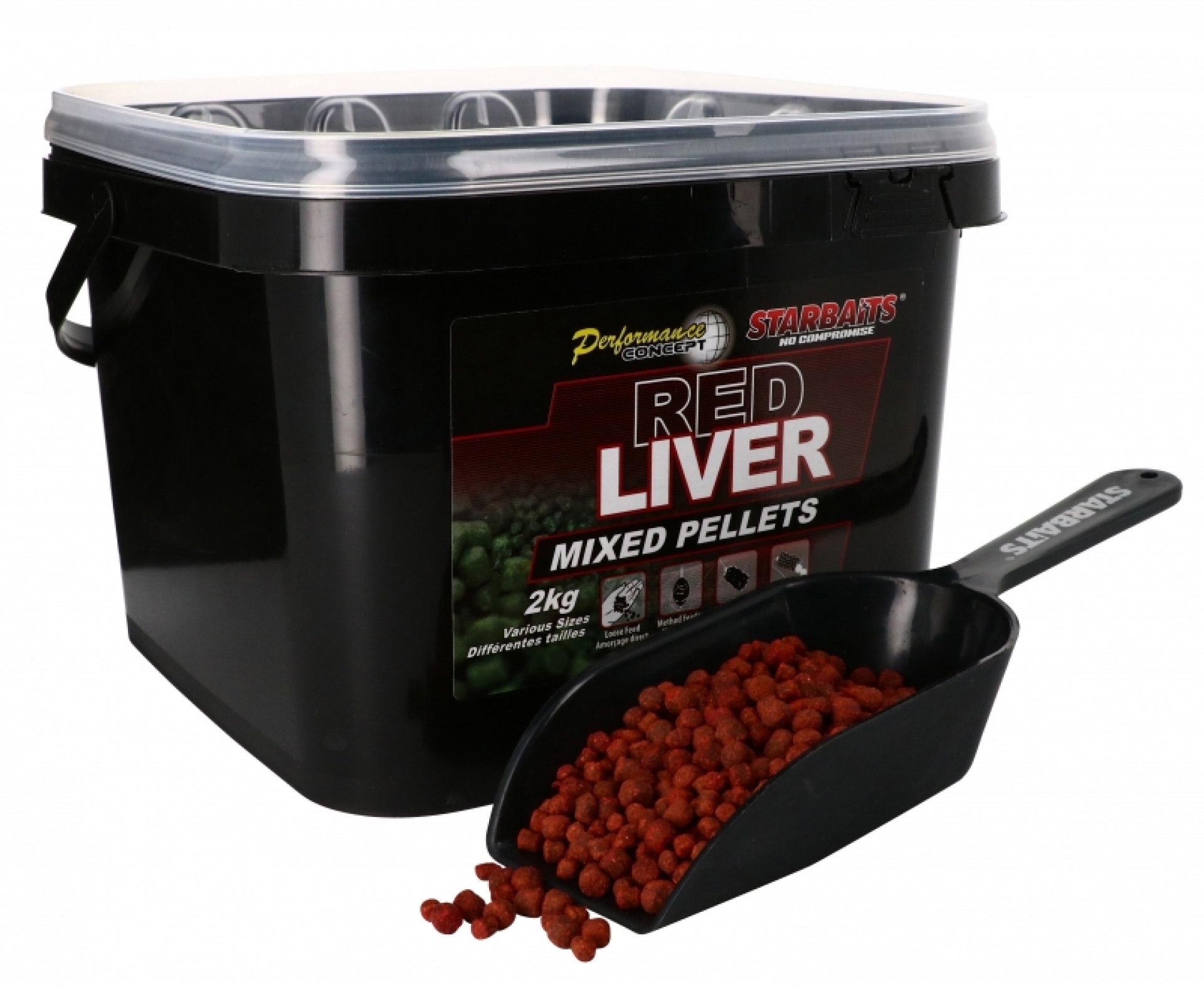 Starbaits Performance Pellets -  Red Liver