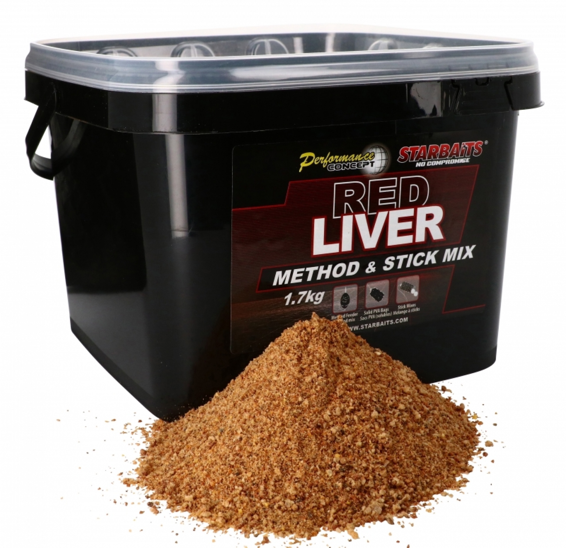 Starbaits Performance Method and Stick Mix - Red Liver 