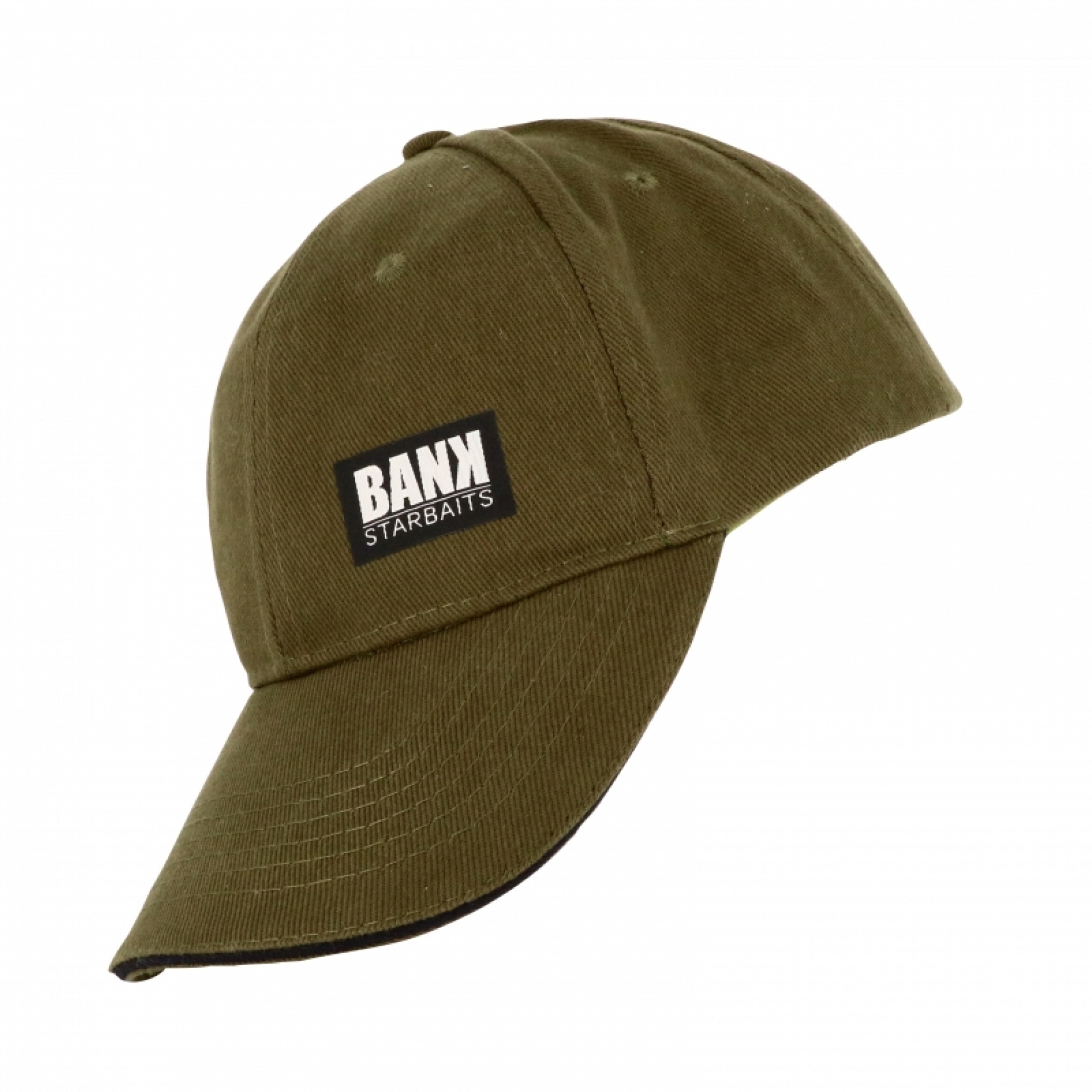 Starbaits Bank 5 Panel Cap Olive Green