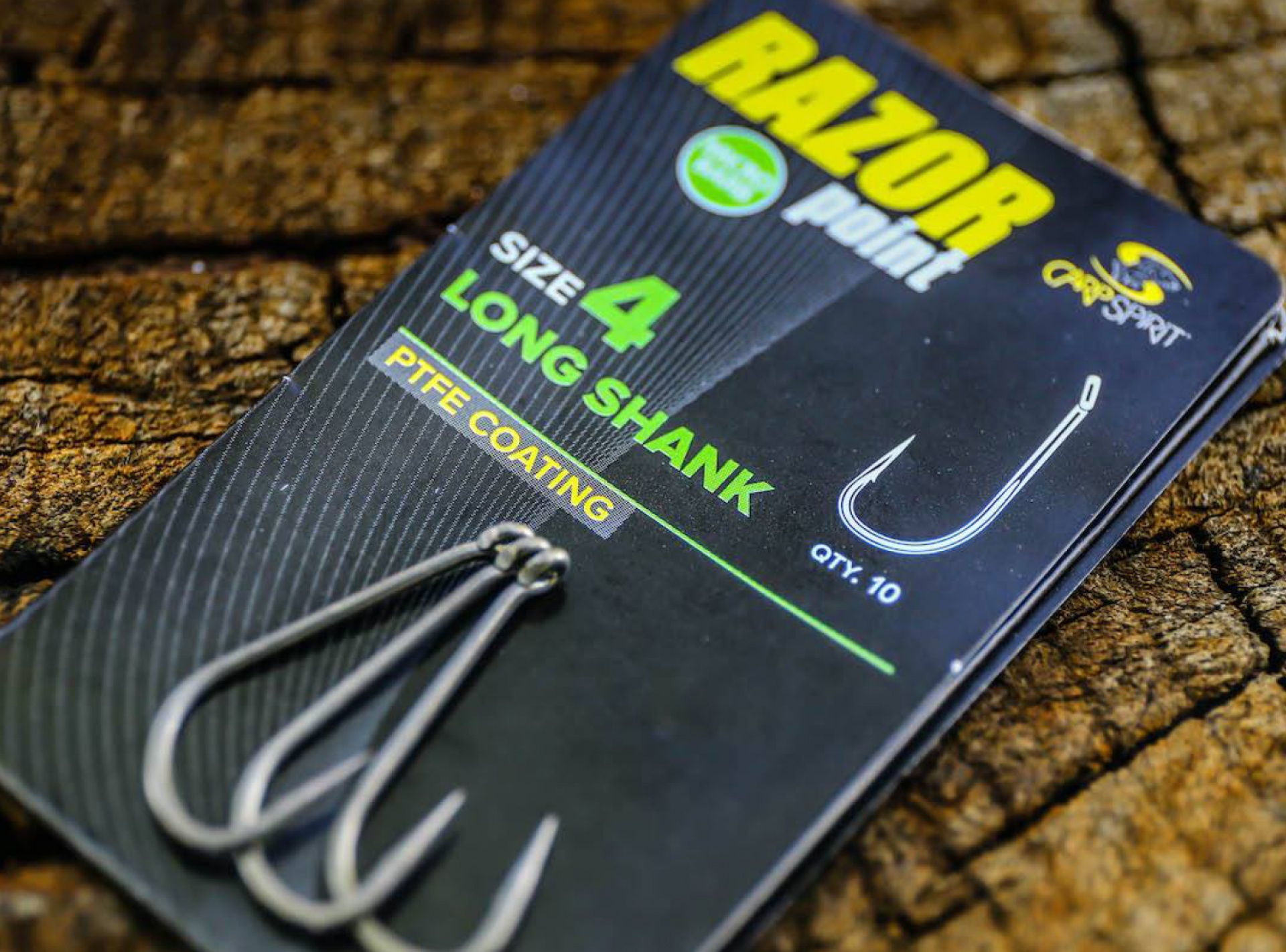 Carp Spirit Razor Point Long Shank Hook