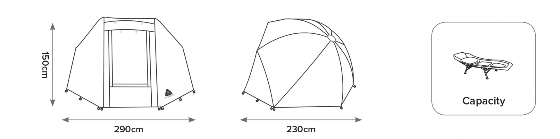 Carp Spirit Arma Skin Speed-R Brolly 