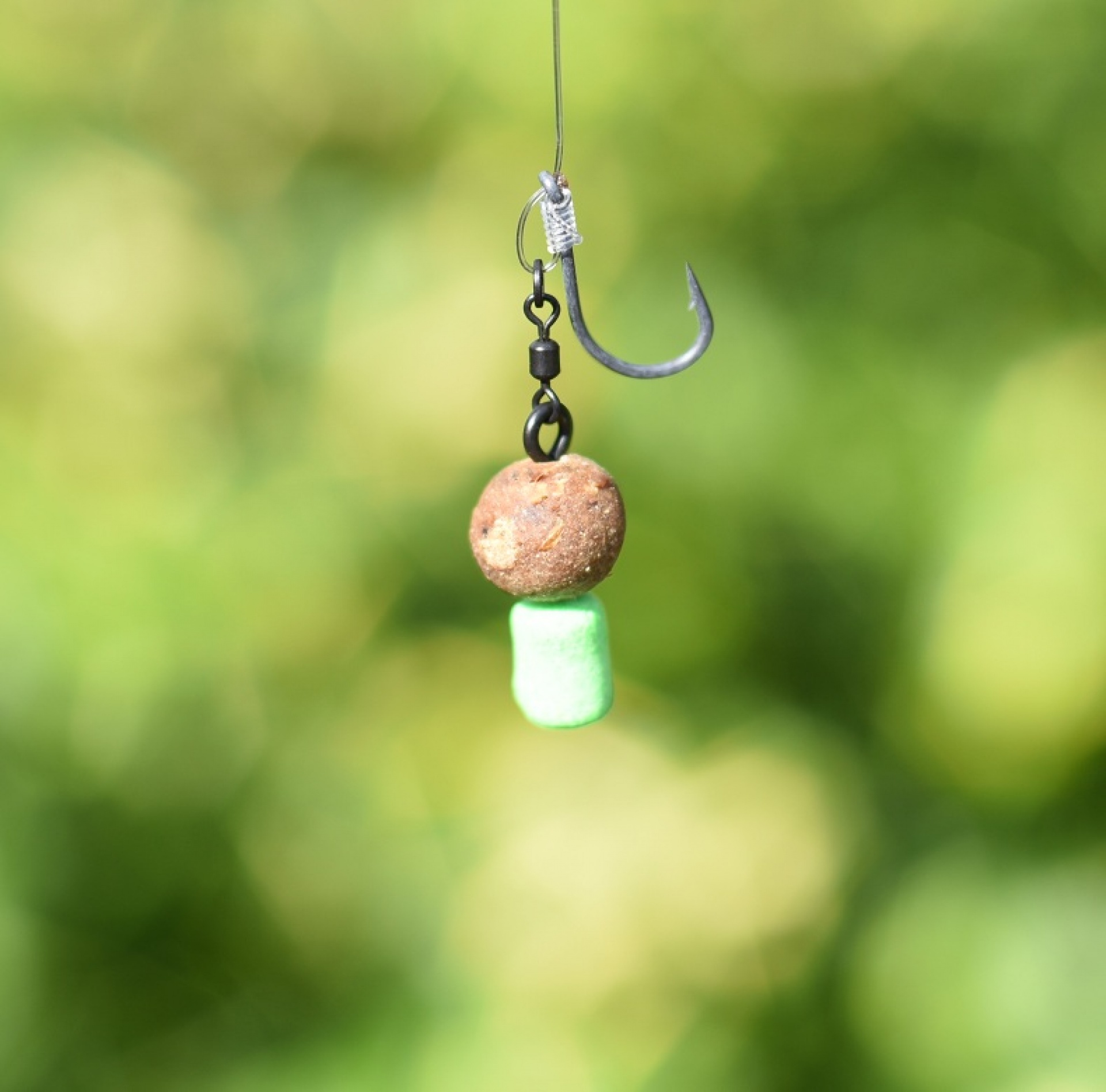 UnderCarp - Screw for Baits with Swivel