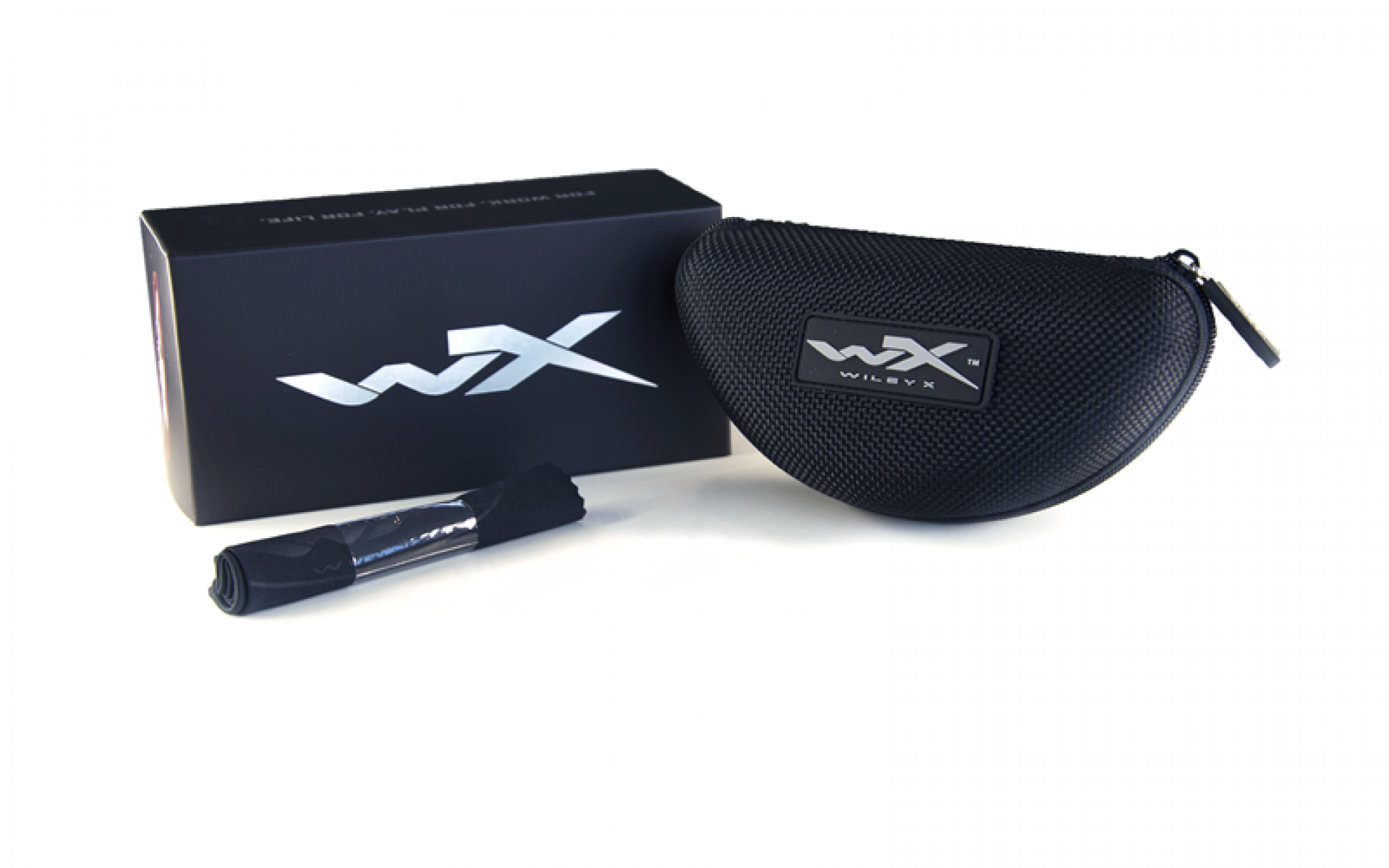 WileyX VALOR Polarized Smoke Grey Matte Black Frame 