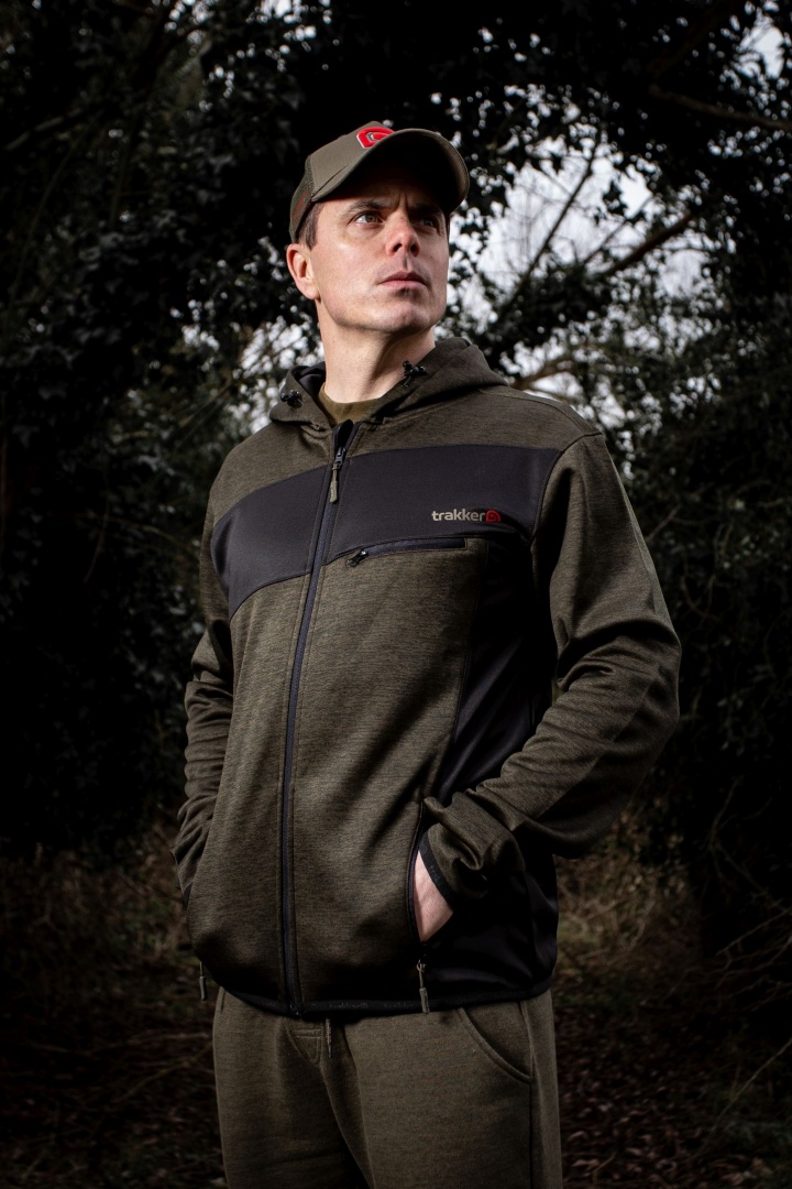 Trakker Marl Fleece Back Hoody