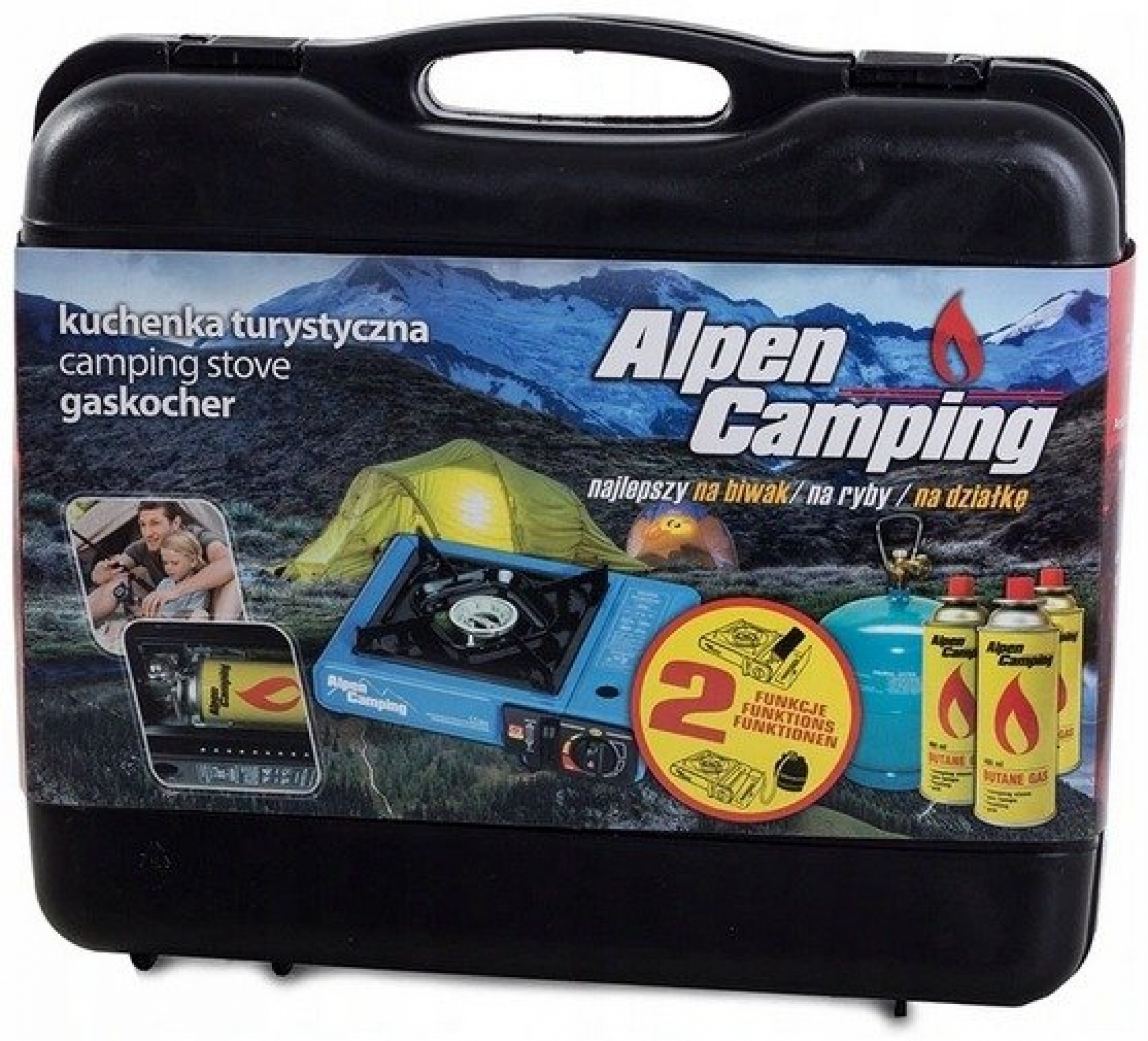 Alpen Camping BAVARIA - Dual-Function Camping Stove