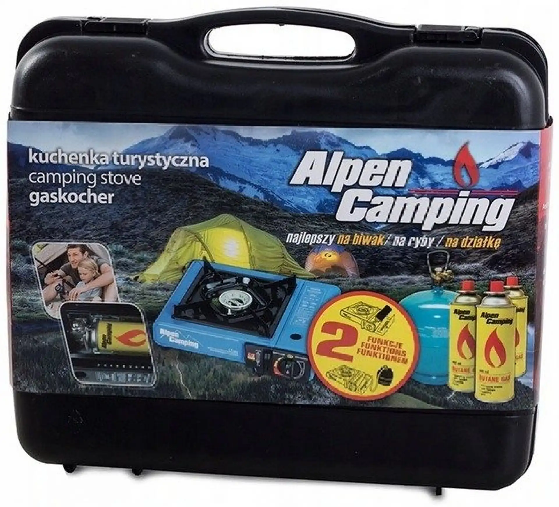 Alpen Camping BAVARIA - Fornello da Campeggio Doppia Funzione
