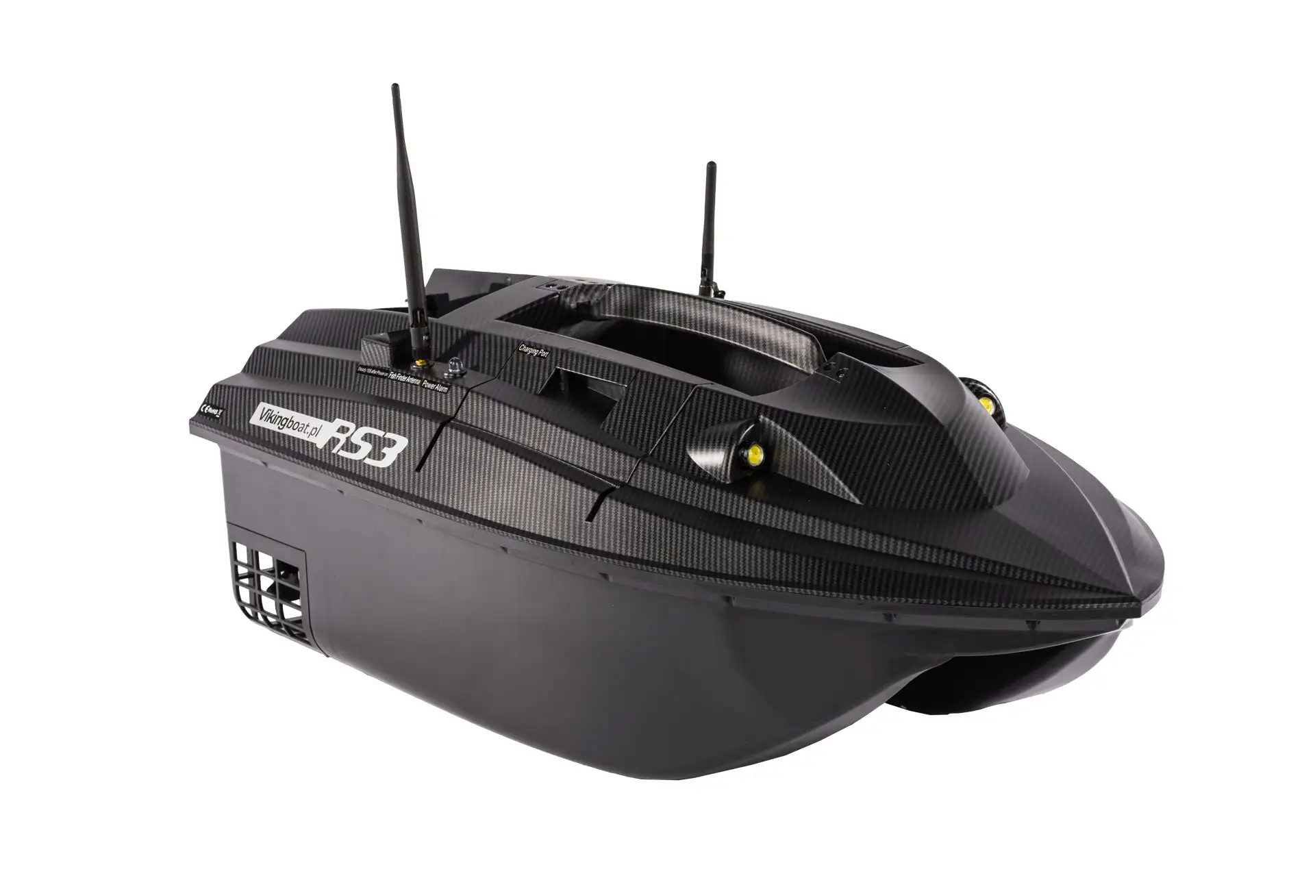 Viking Boat RS3 Carbon - (Sonda Eco TAB500 para Teléfono + Dispensador de Cebo)