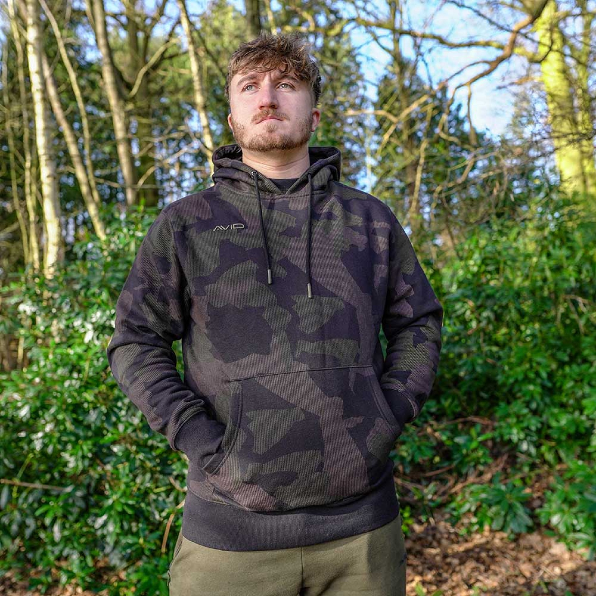 Avid Carp Distortion Camo Hoodie