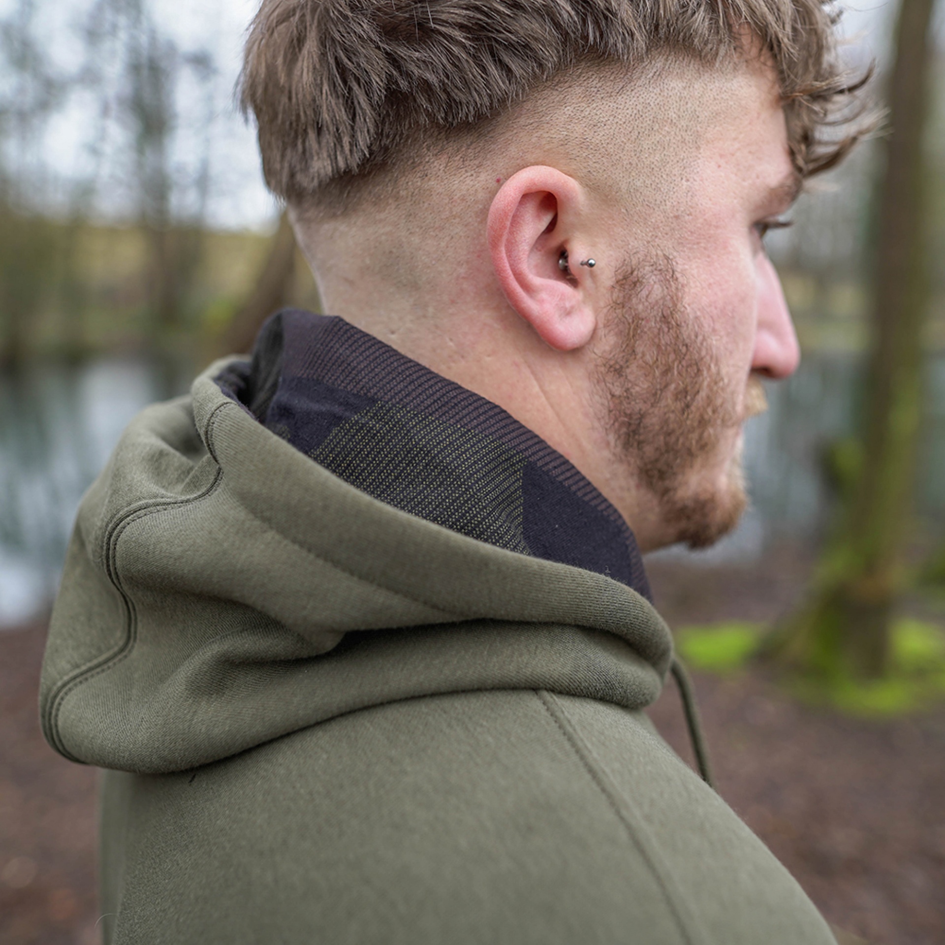 Avid Carp Distortion Zip Hoodie