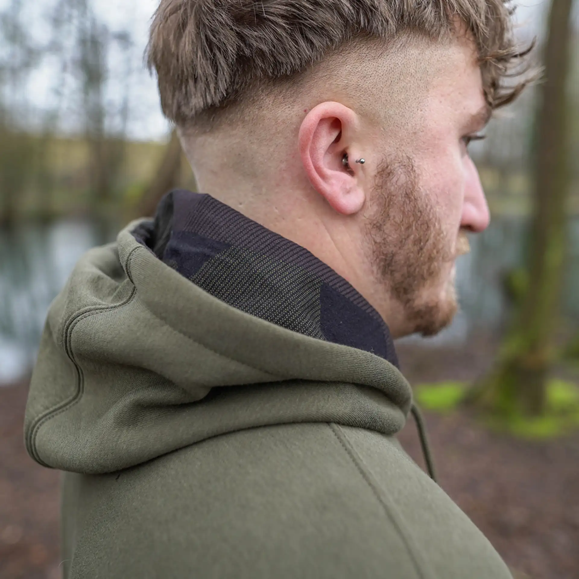 Avid Carp Distortion Zip Hoodie